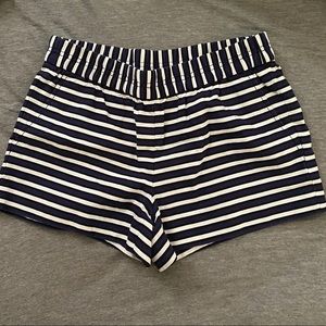 J crew striped shorts